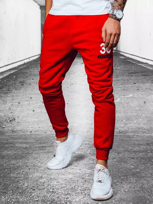 Herren Jogginghose Farbe Rot DSTREET UX3910