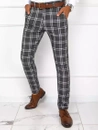 Herren Chinohose Kariert Dunkelgrau Dstreet UX3776_1