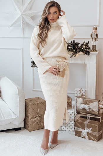 Damen Strickgarnitur DELIGHT ecru Dstreet AY1117