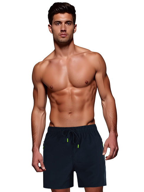 Marineblaue Shorts für Männer Dstreet SX2535