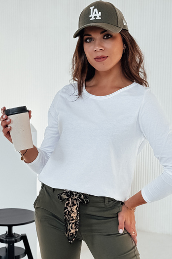 MINIMODA Damen Einheitsgröße Bluse mit Anhänger weiß Dstreet RY2679