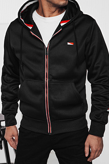 Herren Kapuzenpulli mit Reißverschluss schwarz Dstreet BX5855