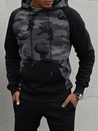 Herren Kapuzenpullover Farbe Dunkelgrau DSTREET BX5486