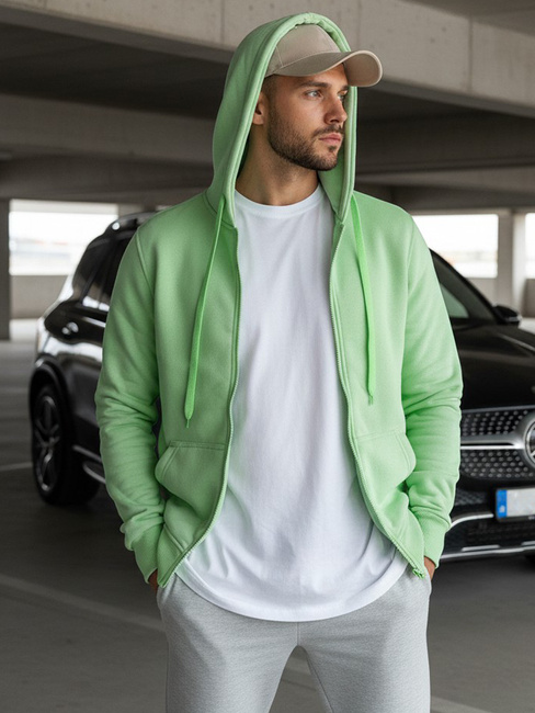 Herren Kapuzenpullover Minzegrün Dstreet BX5230