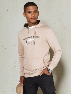 Herren Sweatshirt mit Aufdruck Farbe Beige DSTREET BX5711_1