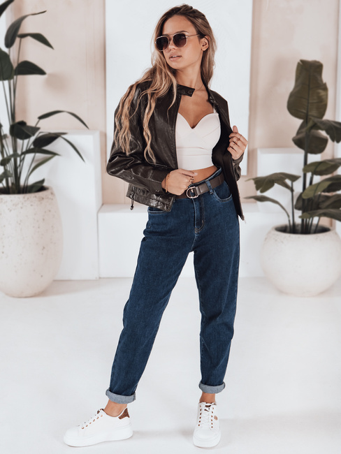 Damen Mom Fit Jeans blau Dstreet UY2752