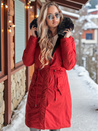 Damen Winterparka TRENDNEL Wendekapuze rot Dstreet TY4588
