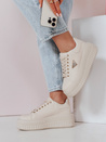 Damen Plateau Turnschuhe SNIKPIK beige Dstreet ZY0927