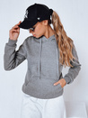 Damen Kapuzenpullover BASIC Anthrazit BY0172