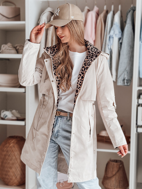 Damen Parka Übergangsjacke FERISSA beige Dstreet TY4872