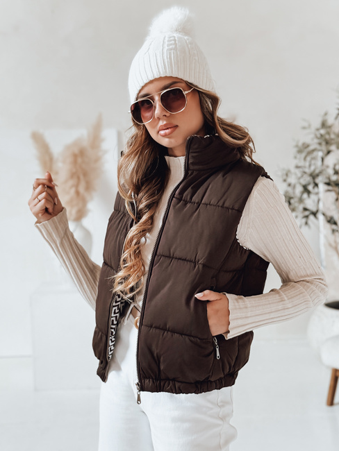 Damen Steppweste URBANELLE braun Dstreet TY4970