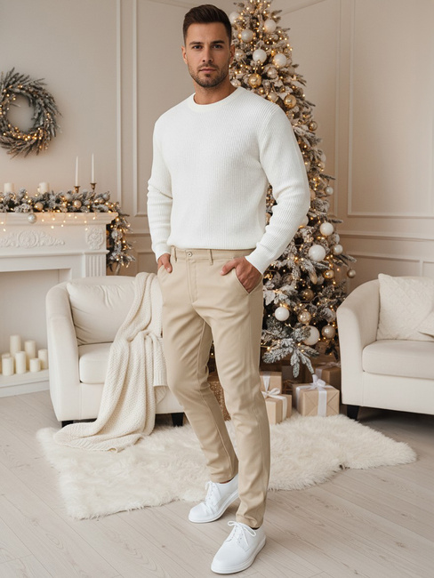 Beige Hose für Männer Dstreet UX4410z