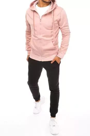 Herren Trainingsanzug-Set Farbe Rosa-Schwarz DSTREET AX0640