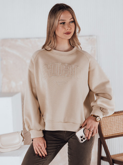 Damen Sweatshirt in Einheitsgröße COSYONE beige Dstreet BY1349_1