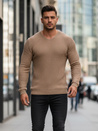 Brauner Herren-Pullover WX2306z