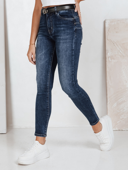 Damen Skinny Jeans navy blau Dstreet UY2789