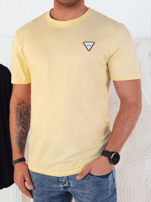 Herren Basic T-Shirt Farbe Gelb DSTREET RX5445