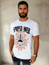 Herren T-shirt mit Aufdruck Weiß Dstreet RX5263