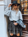 Damen Oversize Pullover SKYLARK Farbe Grau DSTREET MY2130