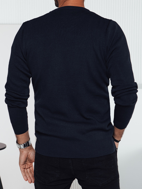 Marineblauer Herren-Pullover Dstreet WX2277