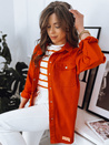 Damen Hemdjacke AZZALA  Farbe Orange DSTREET TY3512