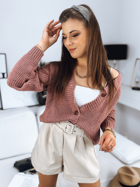 Damen Strickjacke MINSTRAL Farbe Rosa DSTREET MY1659