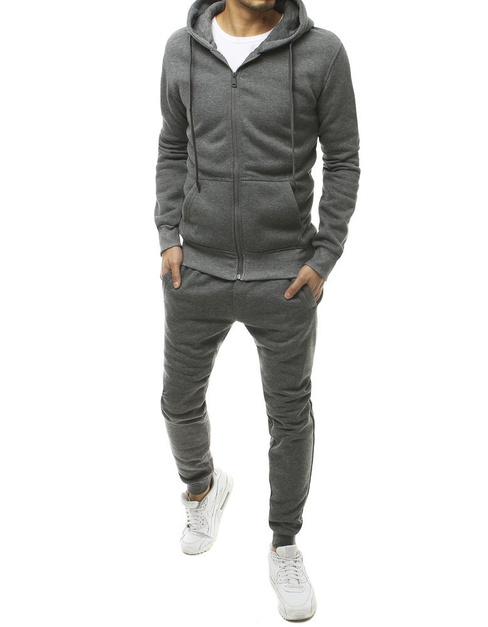 Herren Trainingsanzug dunkelgrau Dstreet AX0379