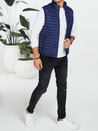 Herren Steppweste navy blau Dstreet TX5077