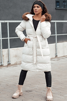 Gesteppte Damen-Winterjacke mit Pelz STYLEBELLA weiß Dstreet TY4610