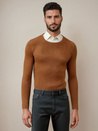 Herren Pullover in Camel WX2292