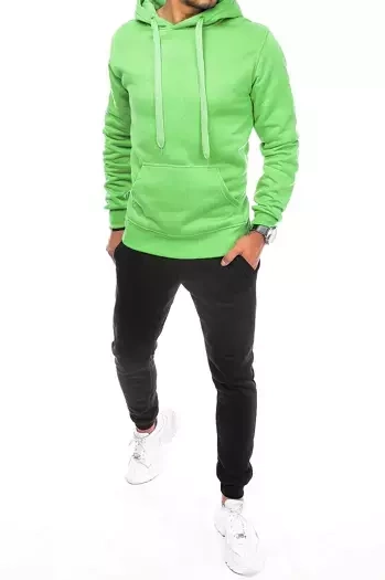 Herren Trainingsanzug-Set Farbe Grün-Schwarz DSTREET AX0646