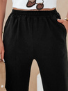 Damen Jogginghose mit weitem Bein DRESLINA schwarz Dstreet UY2692