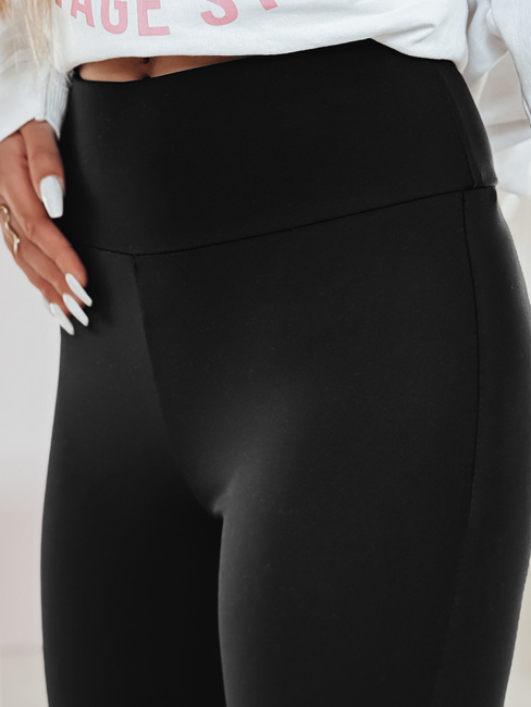 Damen Leggings mit hoher Taille SOFLEGG schwarz Dstreet UY2510
