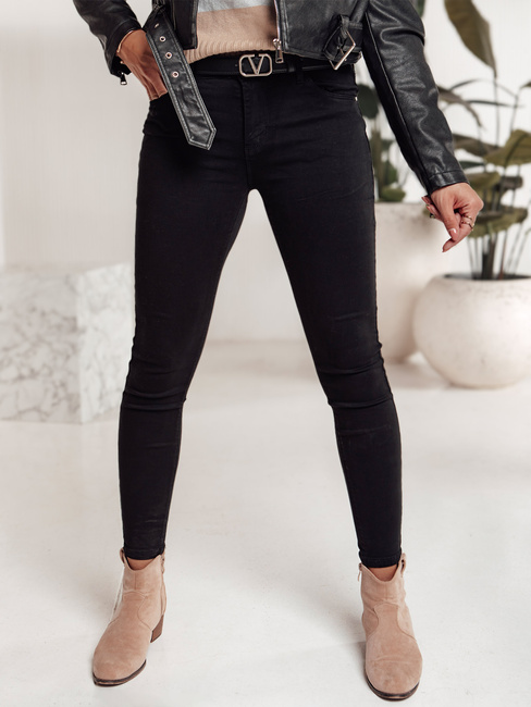 Damen Denim-Hose CLARET schwarz Dstreet UY2249