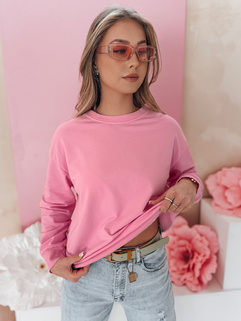 Damen Sweatshirt in Einheitsgröße LUMIVIA rosa Dstreet BY1371_4