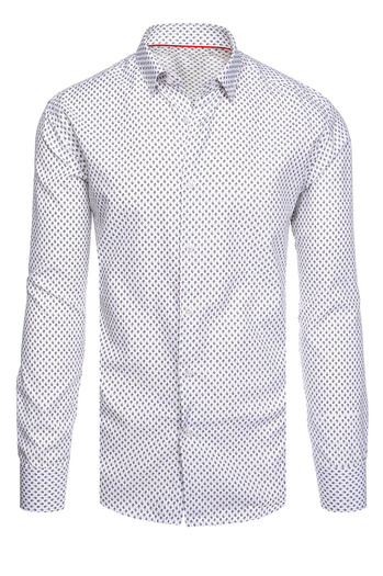 Herren Langarm Hemd Farbe Weiß DSTREET DX2507