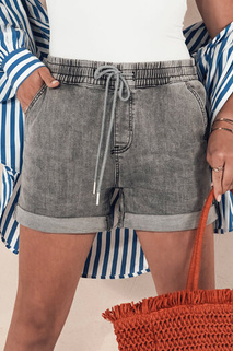 Damen RELAX VIBES Shorts grau Dstreet SY0382