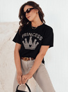 Damen-T-Shirt PRINCY schwarz Dstreet RY2389