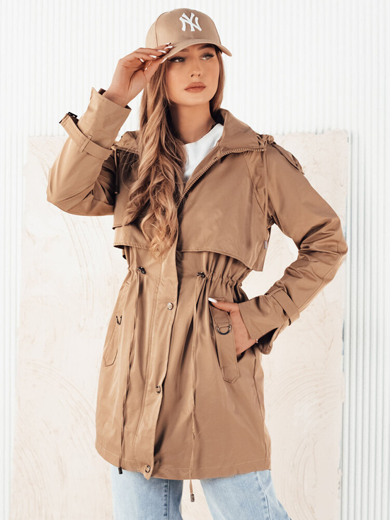 Damen Parka BRENS Farbe Beige DSTREET TY4231