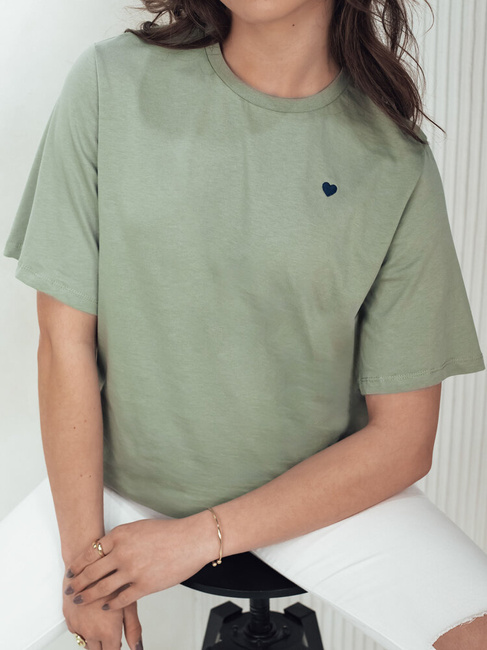 MILOV Damen-T-Shirt dunkelgrün Dstreet RY2570