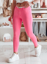 Damen Skinny Hose mit Gürtel VIVASKIN rosa Dstreet UY2469