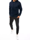 Herren Trainingsanzug-Set Farbe Dunkelblau-Schwarz DSTREET AX0631
