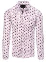Herren Gemustertes Hemd Farbe Weiß DSTREET DX2396