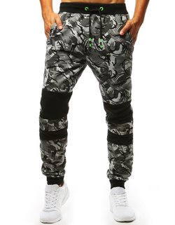 Herren Trainingshose Camo Grau Dstreet UX3494_1