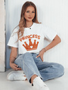 Damen-T-Shirt PRINCY weiß Dstreet RY2392