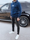 Herren Sweatshirt mit Aufdruck Farbe Dunkelblau DSTREET BX5661