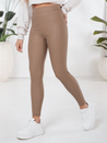 Gewachste beige Leggings für Frauen Dstreet UY2727