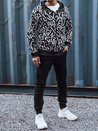 Herren Kapuzenpulli mit Reißverschluss schwarz Dstreet BX5747