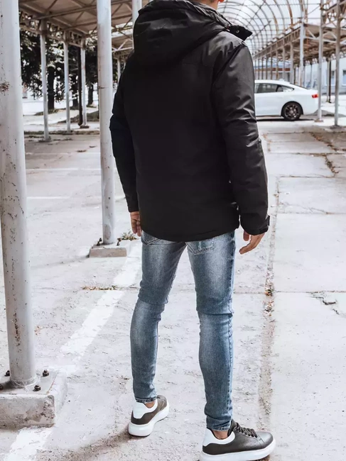 Herren Winterjacke Schwarz Dstreet TX4239