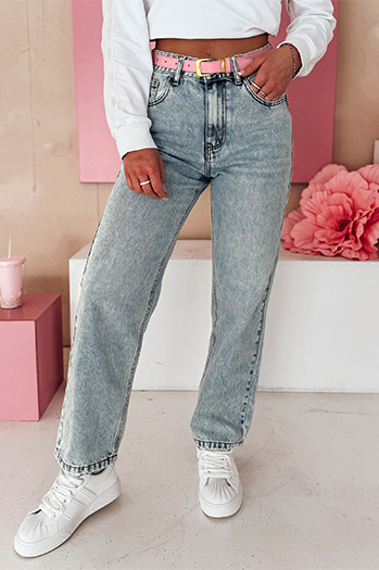 Damen Denim Mom Fit Hose MERTINE blau Dstreet UY2503